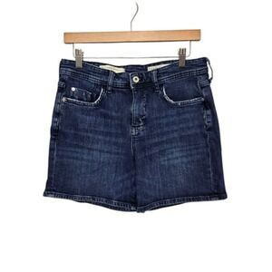 Pilcro‎ and the Letterpress Denim Shorts Womens 29 Blue Slim Boyfriend Stretch